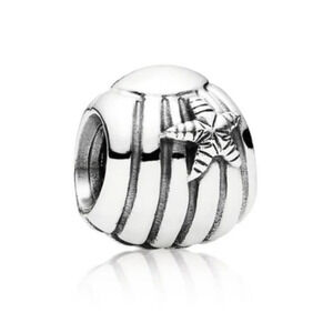 Pandora Sterling Silver  Seashell with Starfish Charm Bead